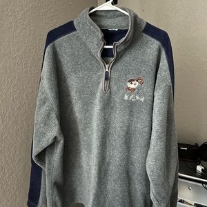 Looney tunes tazmanian devil fleece sweater